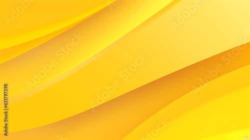 Basic abstract yellow background curves motion and smooth.