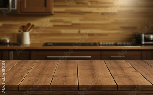 wooden kitchen table