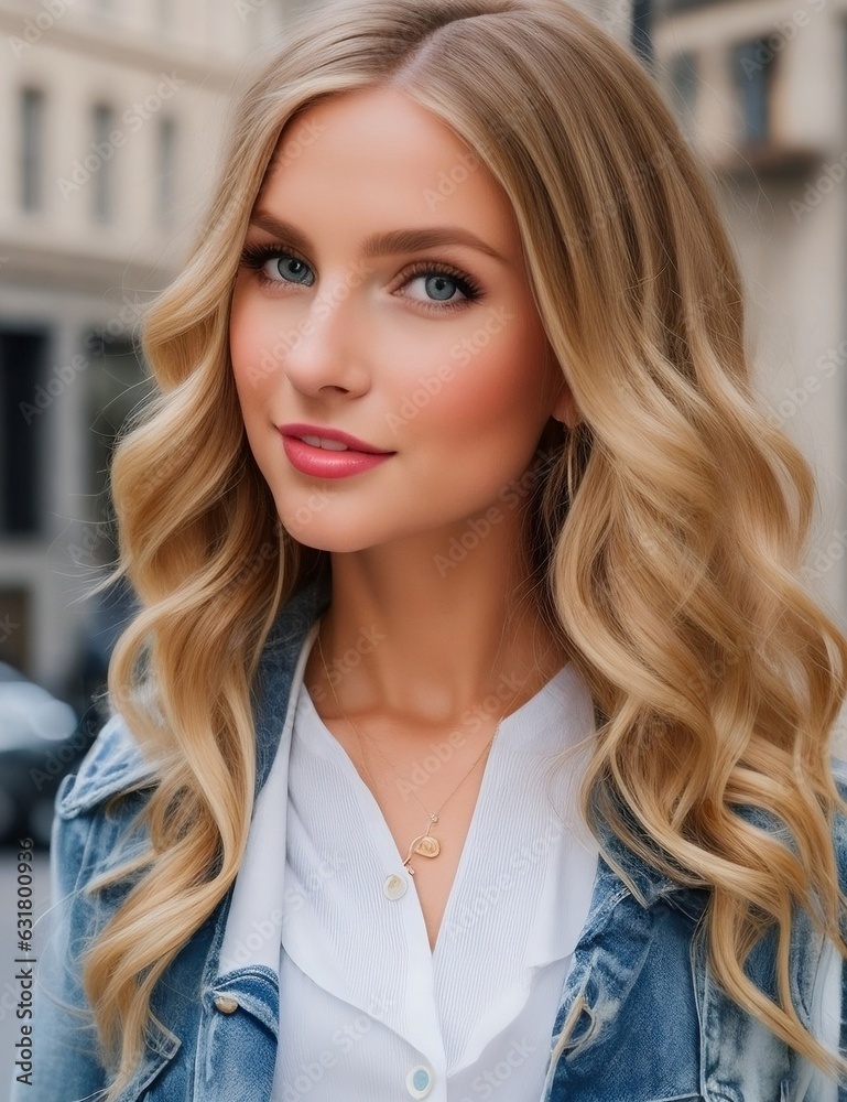 Photography portrait of a beautiful blonde woman Photography portrait of a beautiful blonde woman
