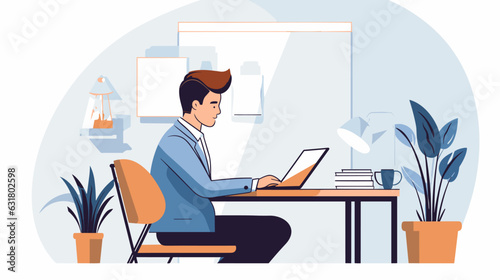 worker flat design 2d