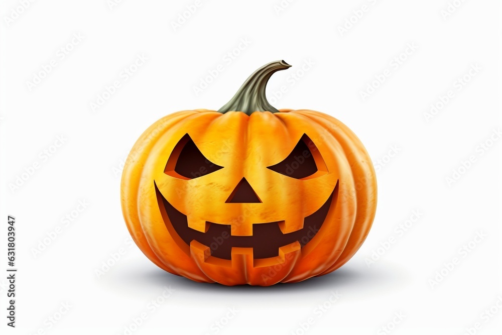scary halloween pumpkin on white background, Halloween decorations scary halloween pumpkin on white background, Halloween decorations