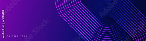 Abstract blue geometric line element futuristic technology background. High-speed movement wallpaper.Vector illustration