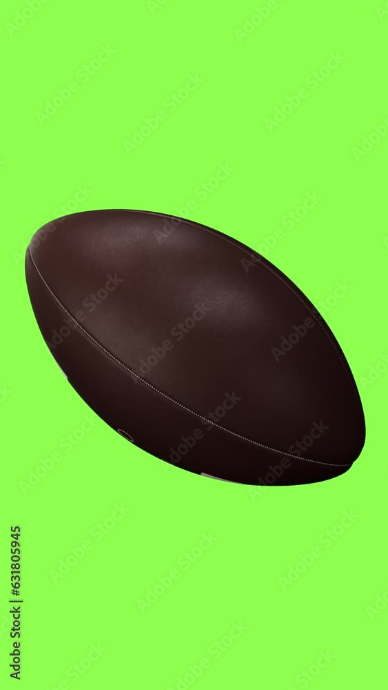 vertical NFL ball on green