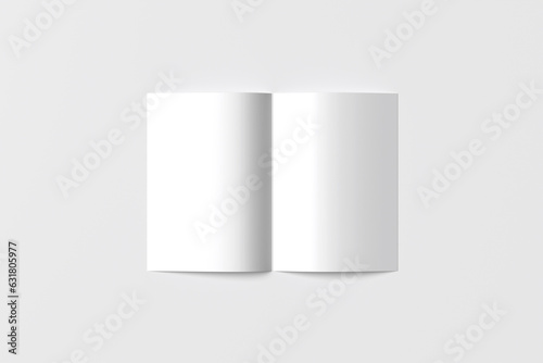 Bifold Brochure Blank Mockup