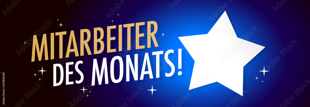 Obraz premium Mitarbeiter des Monats