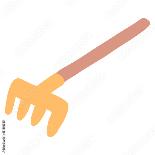 rake illustration vector
