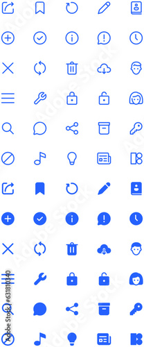 Set of Windows 11 System icons