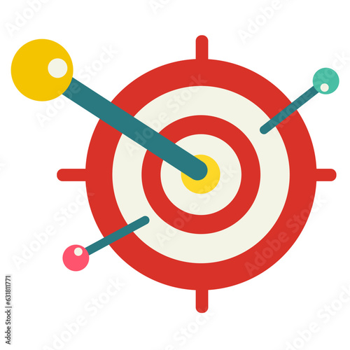 target illustration Vector