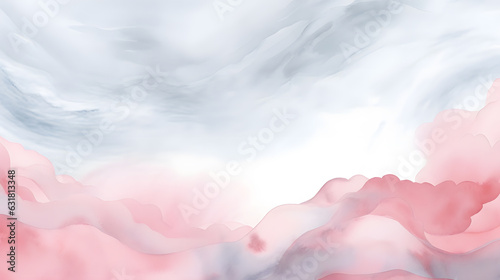 Generative AI : colorful cotton candy in soft color for background