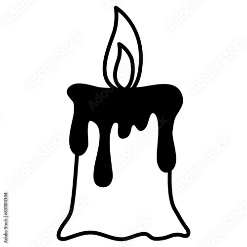 illustration of a candlelight