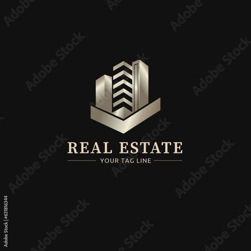 Real estate business logo design