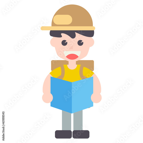 explorer illustration Vector