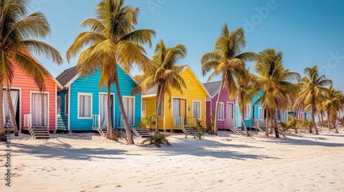 colored houses by the sea