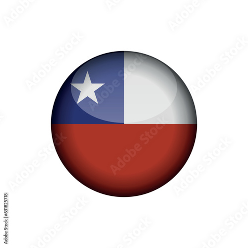 Chile Flag Circle Button Vector Template Free Download Chile Flag Circle Button Vector Template - GFXLoad