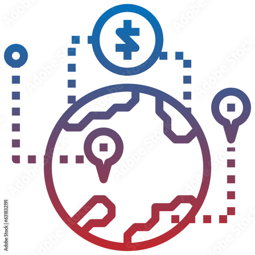 business line icon,linear,outline,graphic,illustration