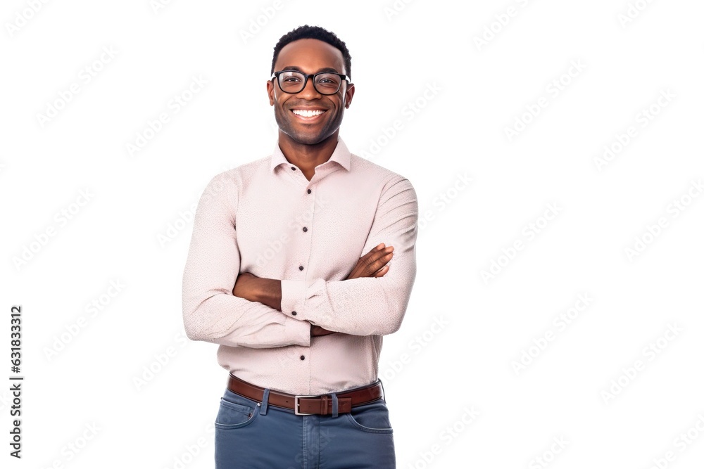 Attractive man in casual cloths with a beard, generative ai Attractive man in casual cloths with a beard, generative ai