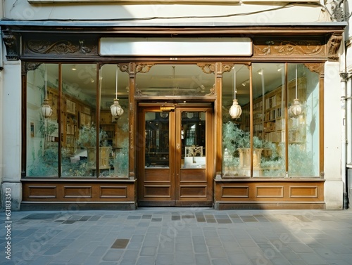 Retro charming storefront w...