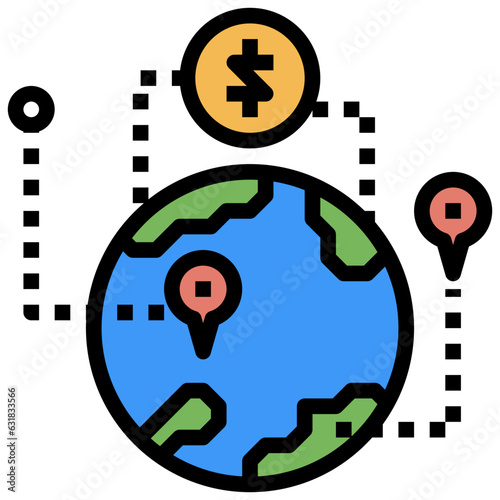 business line icon,linear,outline,graphic,illustration