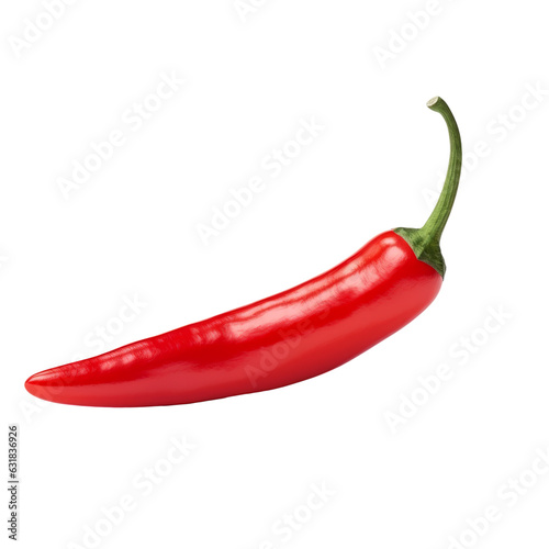 red hot chili pepper, , isolated on transparent background, PNG,