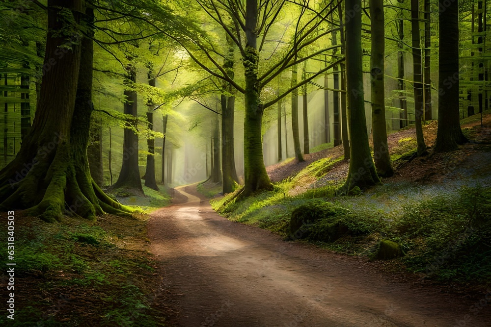 Obraz premium path in the forest