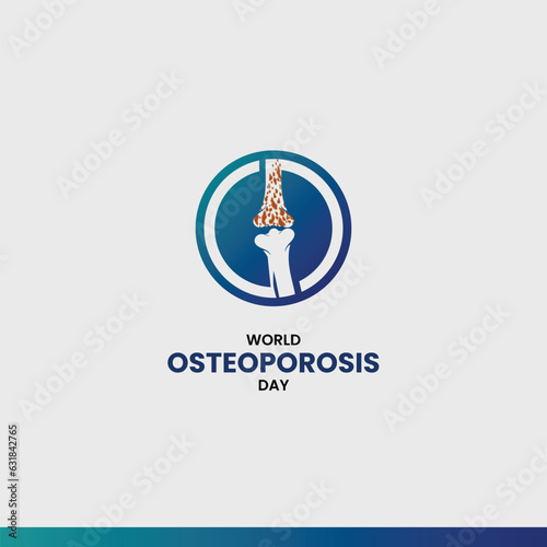 World Osteoporosis Day. Osteoporosis vector illustration. Orthopedics concept. Arthritis day concept vector illustration.