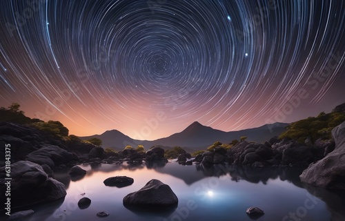 sunrise in the space.Cutting-edge labs with futuristic technology. Scientists using gene-editing machines, high-res microscopes, quantum computing