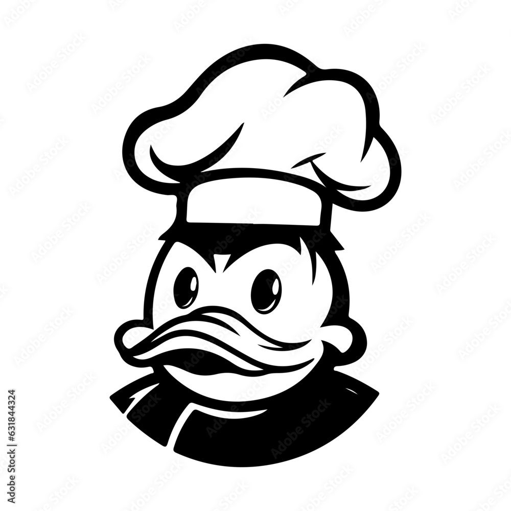 Duck vector logo illustration Duck vector logo illustration