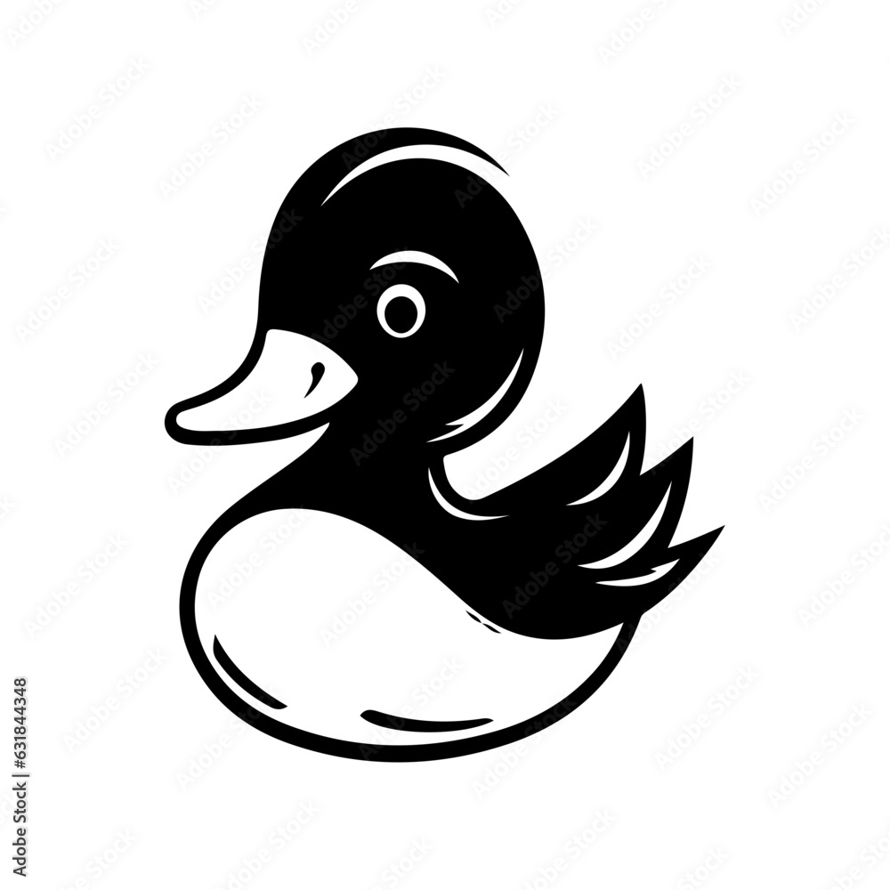 Duck vector logo illustration Duck vector logo illustration