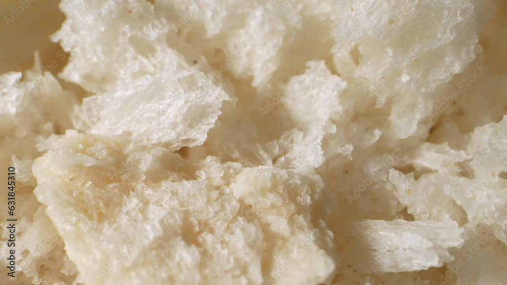 Macro video captures bread crumbs. Shot with a probe lens, the intricate textures and delicate patterns unfold, offering a whole new perspective on these simple yet captivating morsels.
Macro video captures bread crumbs. Shot with a probe lens, the intricate textures and delicate patterns unfold, offering a whole new perspective on these simple yet captivating morsels.