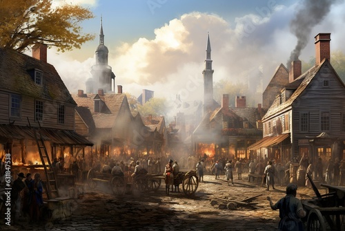Colonial Village: The Heartbeat of Early America.