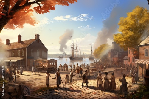 Colonial Village: The Heartbeat of Early America.