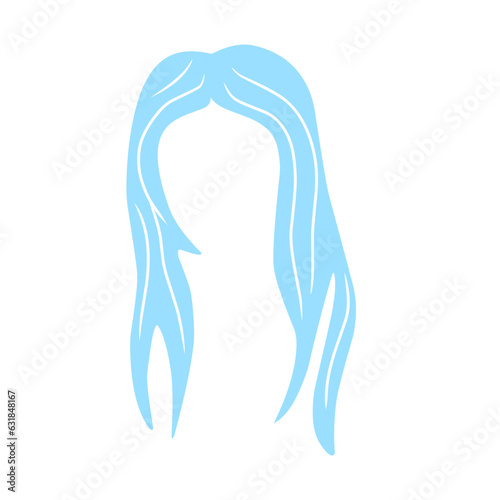 woman hair vector element