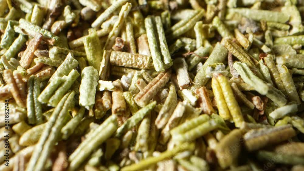 Explore the intricate world of dry rosemary in this mesmerizing macro video. Witness delicate, fragrant leaves up close, showcasing nature's beauty in a mesmerizing dance of texture and color.
Explore the intricate world of dry rosemary in this mesmerizing macro video. Witness delicate, fragrant leaves up close, showcasing nature's beauty in a mesmerizing dance of texture and color.
