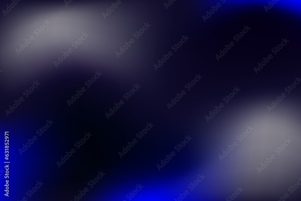 Obraz premium Dark Abstract Background. Dark and Neon color splash background template. Neon blob shapes on dark blue backdrop. Vector Illustration. 