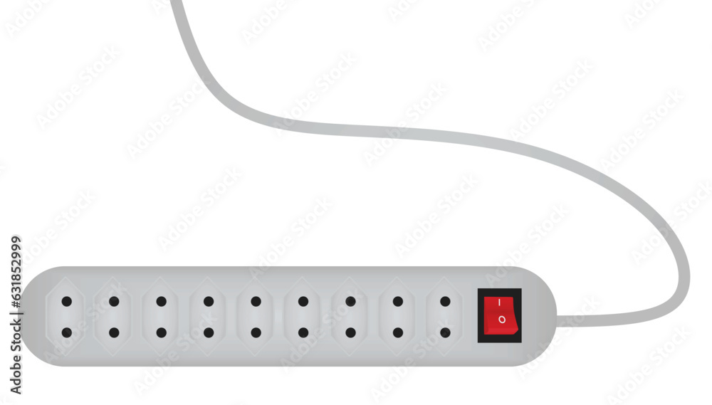 Electric plug socket, vector illustration Electric plug socket, vector illustration