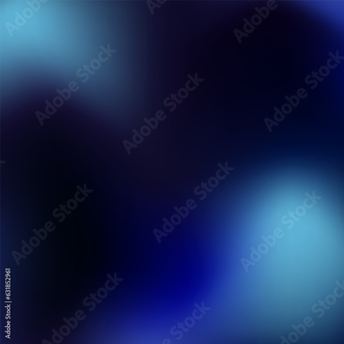 Futuristic Blue Neon Background. Dark Blue and gray neon template with no text. Mysterious electronic vibe backdrop. Vector Illustration. 
