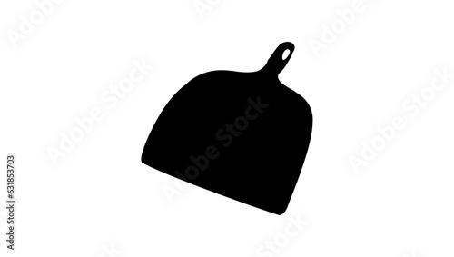 Dustpan silhouette