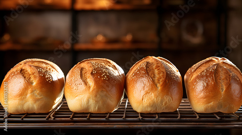 Row-Freshly-Baked-Bread-Loaves-Cooling-Rack-Adobe-Stock