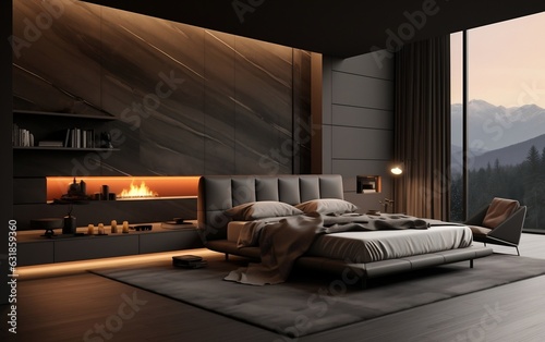 Bedroom Design Ideas. AI © Muhammad