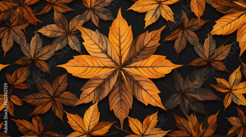 Symmetrical-Pattern-Fallen-Autumn-Leaves-Adobe-Stock