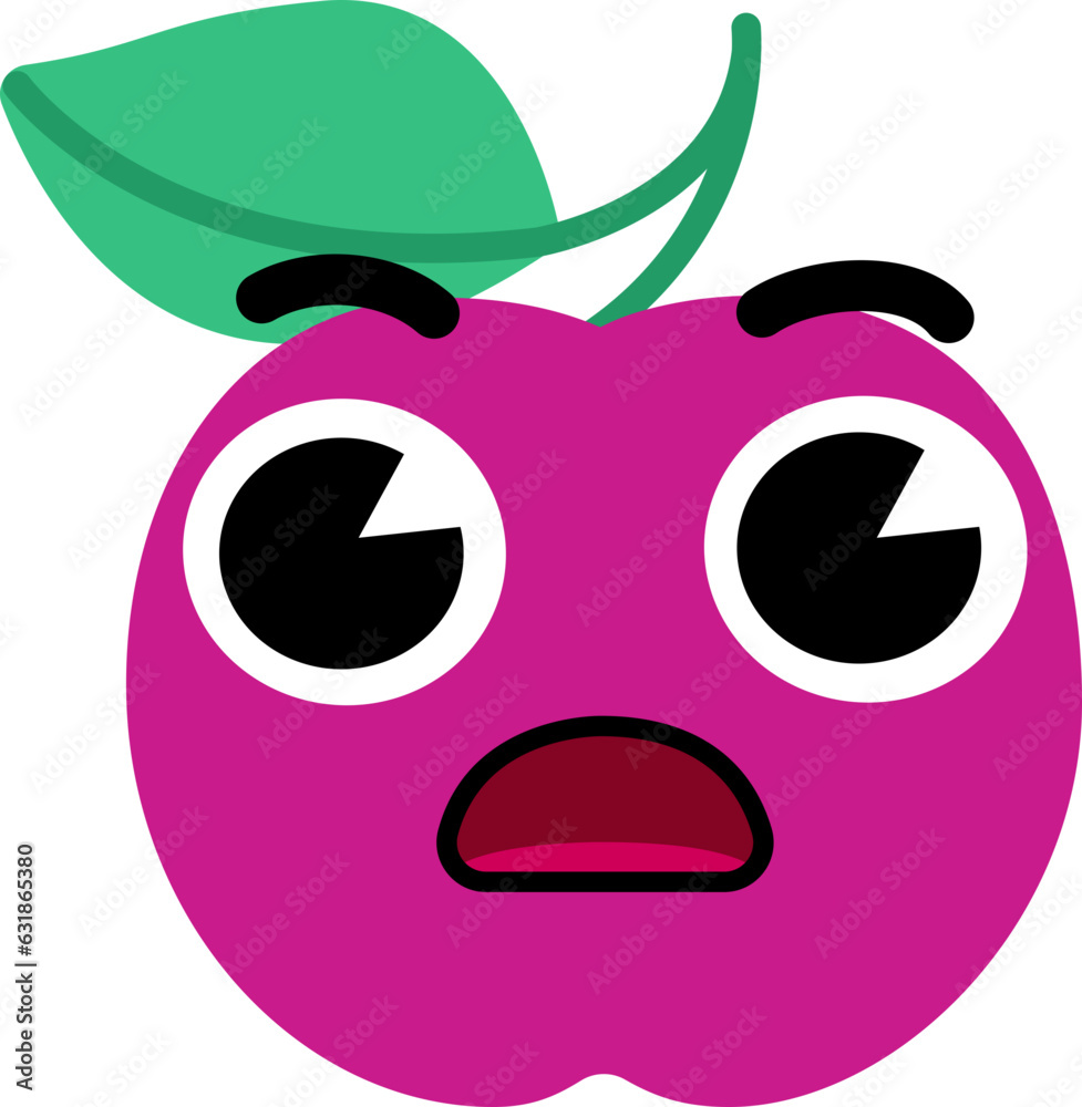 Obraz premium Plum Face Wow