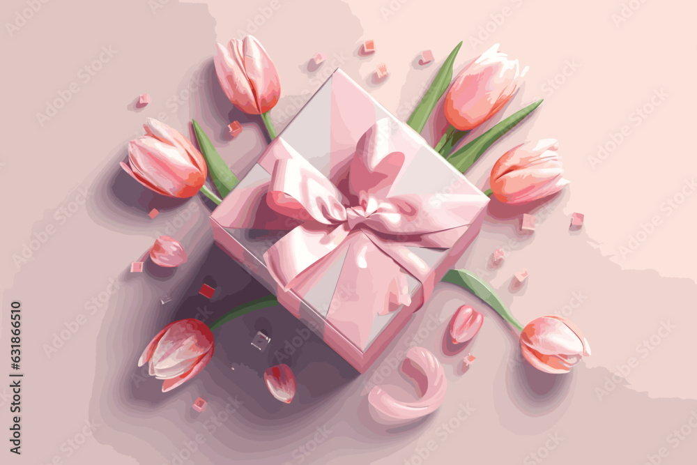 Pink gift box with Flowers watercolor illustration Abstract background watercolor gentle flower and gold splash flower, floral, vector, design, illustration, pattern, grunge, leaf, art, background Pink gift box with Flowers watercolor illustration Abstract background watercolor gentle flower and gold splash flower, floral, vector, design, illustration, pattern, grunge, leaf, art, background