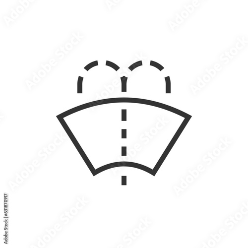 Windscreen washer icon. Windshield washer symbol modern, simple, vector, icon for website design, mobile app, ui. Vector Illustration