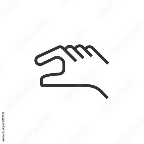 Manual control icon. Graphical symbol modern, simple, vector, icon for website design, mobile app, ui. Vector Illustration