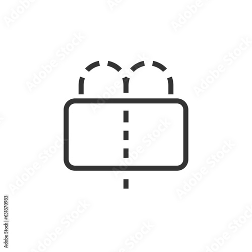 Windscreen washer icon. Windshield washer symbol modern, simple, vector, icon for website design, mobile app, ui. Vector Illustration
