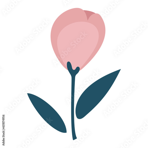simple flowers flower elements vector illustration