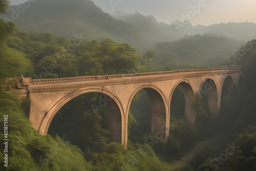 Timeless Demodara Bridge. Grand panoramic view, captivating beauty & engineering