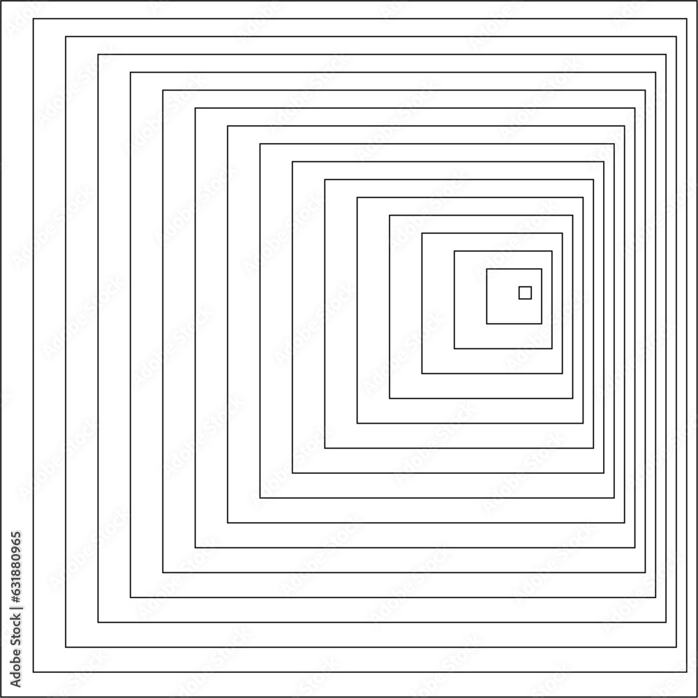 Square Abstract Geometric Thin Lines Vector Design Element Square Abstract Geometric Thin Lines Vector Design Element
