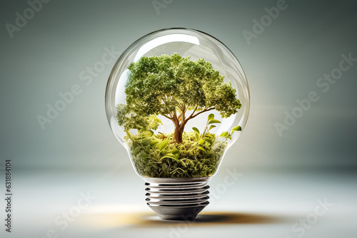 background, light bulb, earth, eco, environmental, sustainable, global, planet, nature, renewable. idea and innovation to sustainable put into big light bulb on eco environment planet illuminating.