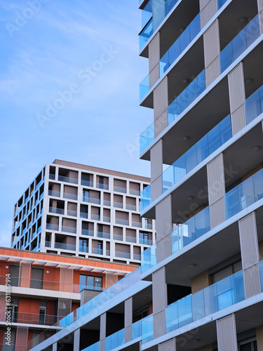 Canvas Print Modern district in Budapest 3